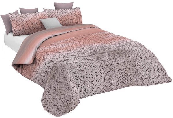 prezzo Housse de couette avec taies d'oreiller imprimées Athena Dakar Rose Différentes tailles