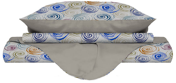 Housse de couette avec taies d'oreiller imprimées Spirlas Différentes tailles sconto