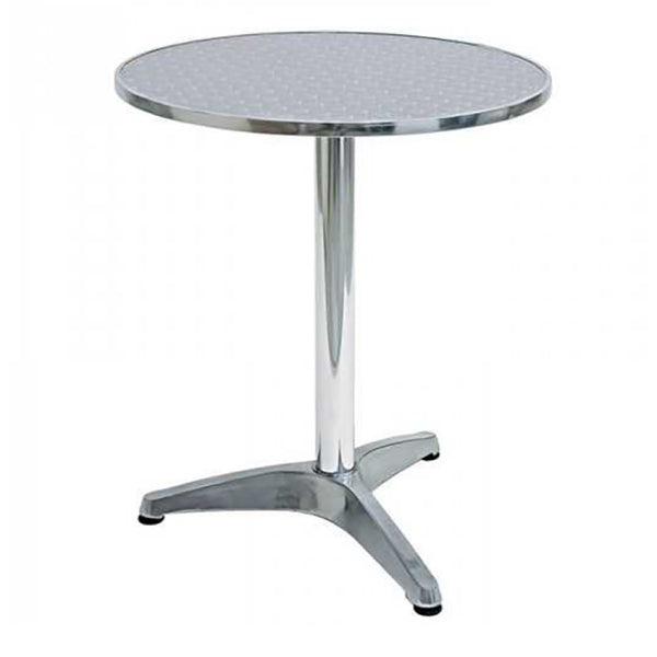 Table colonne Ø60x70 h cm en Aluminium Gris prezzo