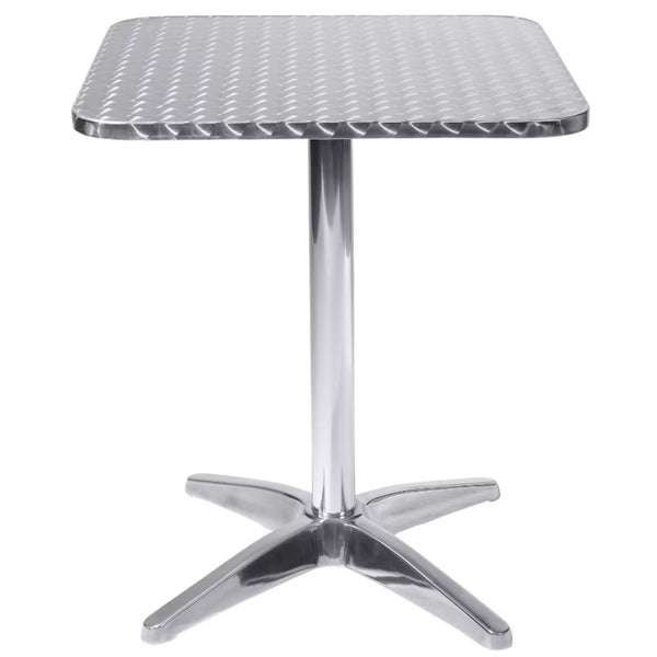 Table Colonne 60x60x70 h cm en Aluminium Gris online