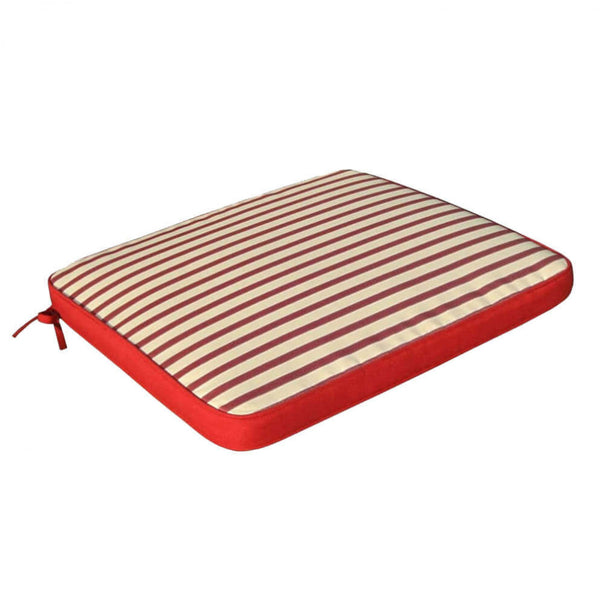 Coussin d'assise Real 50x45x4 cm en polyester rouge online