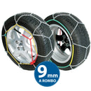 Catene da Neve per Auto 9 mm a Rombo Omologate Blue Ice Varie Misure-5