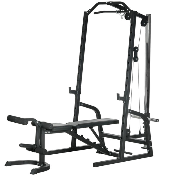 Stazione Fitness Multifunzione 152x105x212 cm in Acciaio Nero online