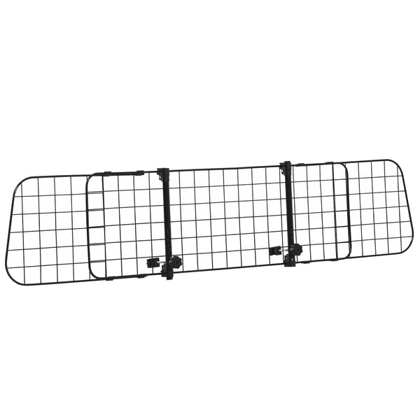 Grille de séparation réglable 91-152x30 cm pour le transport de chiens en voiture noire sconto