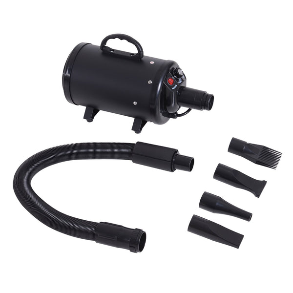 sconto Sèche-cheveux pour animaux de compagnie 2400W Noir