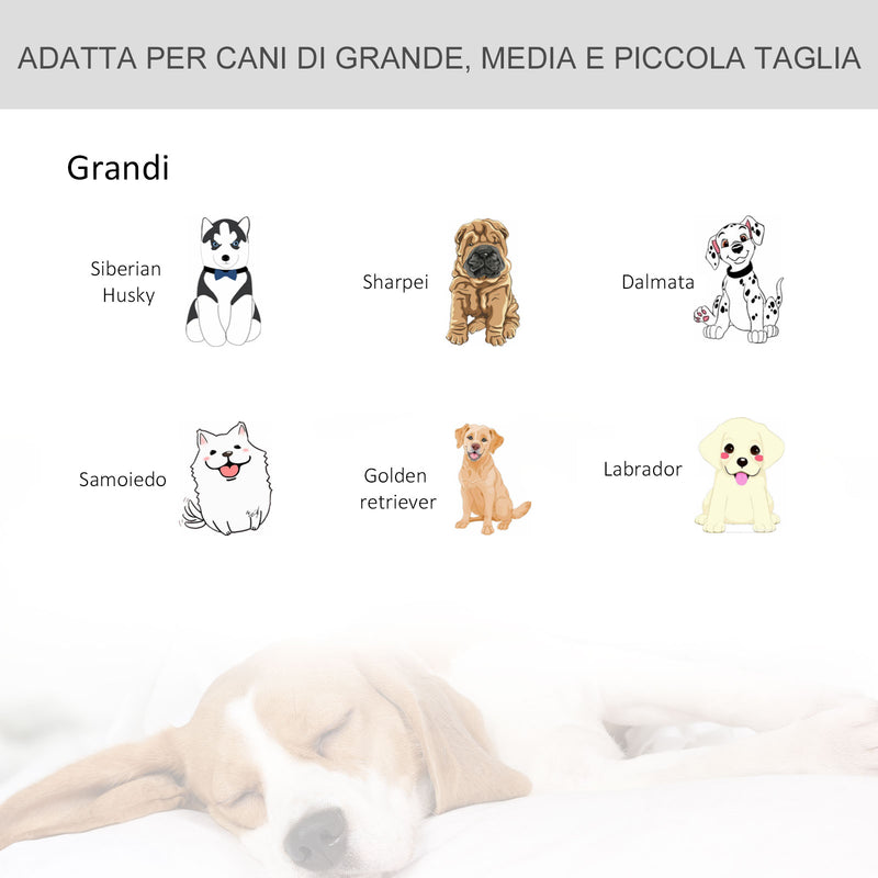 Gabbia per Cani Pieghevole 109,5x71x78 cm con Ruote in Metallo Grigio Scuro-8