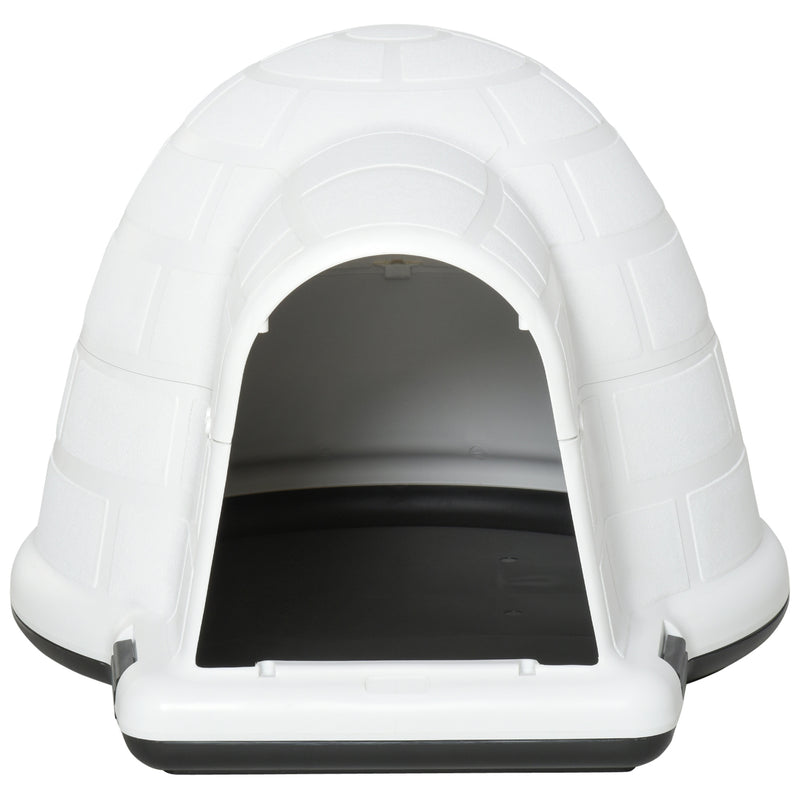 Cuccia per Cani Taglia Piccola 68,2x80x53 cm in Polipropilene Bianco-4