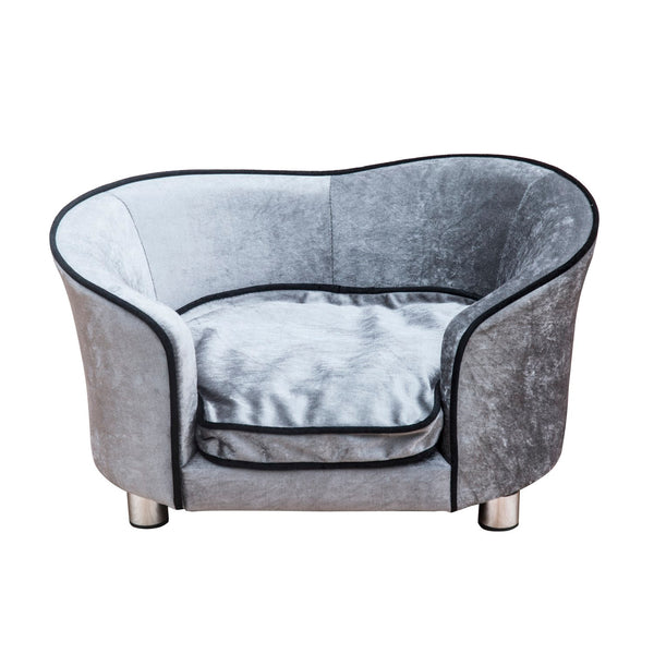 online Canapé de luxe gris pour animaux de compagnie 69x49x38 cm