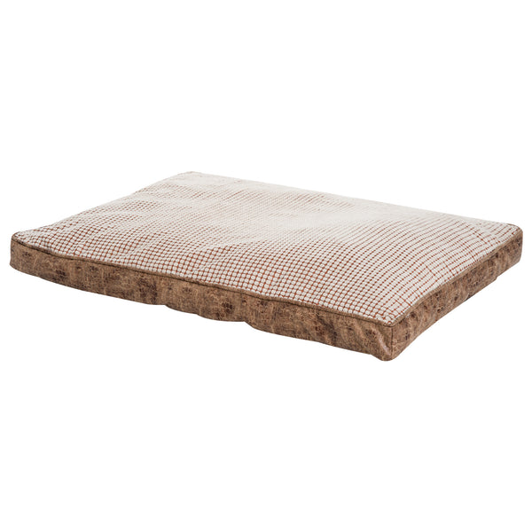 acquista Coussin moelleux lit pour chiens et chats lavable en polyester marron 115x78x13 cm