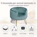 Poltrona per Cani e Gatti 41,5x41,5x36,5 cm  Verde-4