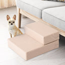 Scala Materassino 2 in 1 per Cani e Gatti Beige 67x39x10 cm -2