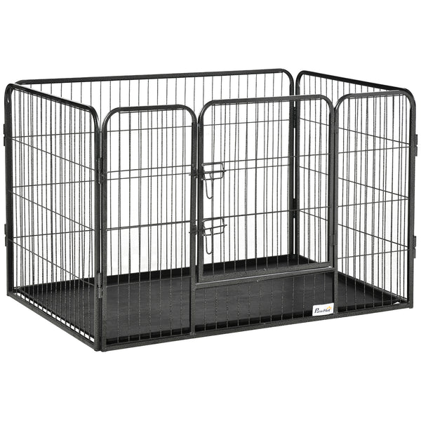 Cage pour Chien 109x74x71 cm en Acier et ABS Gris online