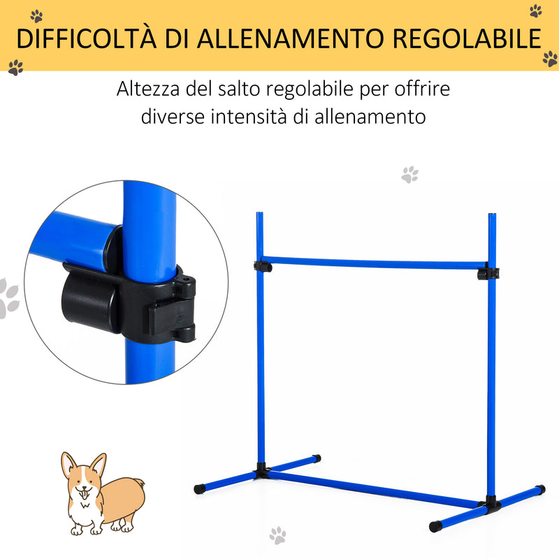 Set 4 Ostacoli 99x71x95 cm per Addestramento Cani-6