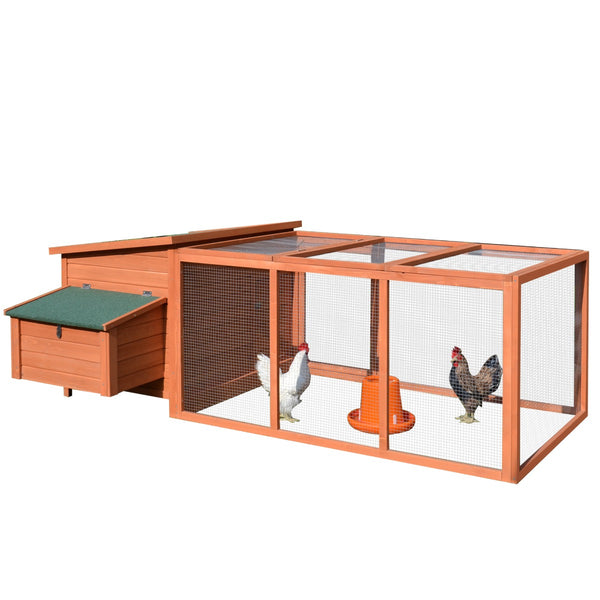 Cage Poulailler pour Poules d'Extérieur 221x145x81 cm en Bois acquista