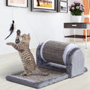 Tiragraffi per Gatto in Sisal Grigio 45x25x16 cm -2