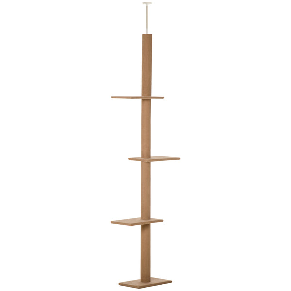 online Arbre à Griffer pour Chats 43x27x228-260 cm avec Fixations ou Plafond Marron