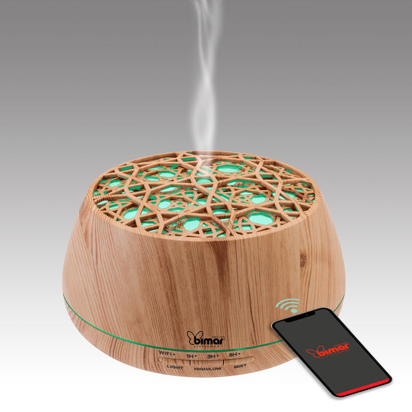 online Diffusore di Aroma Wi-Fi 17,8x9,8x17,8 cm con Luci e Cassa Acustica Bimar DA26