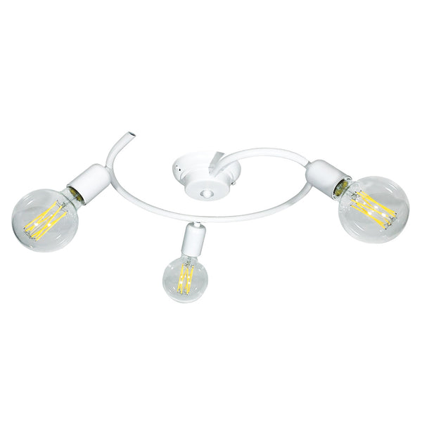 Plafonnier 3xE27 Blanc E-Energy Daniela Cadre Peint prezzo