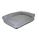 Divanetto Imbottito 89x64x20cm per Cani e Gatti Grigio-1