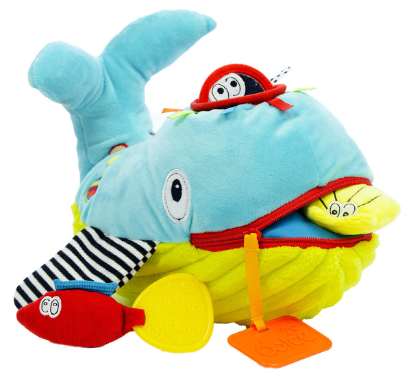 prezzo Baleine en peluche pour jouer et apprendre pour les enfants avec de doux sons bleus