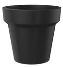 Vaso Ø135x125 cm in Resina Arkema POT L Antracite-1