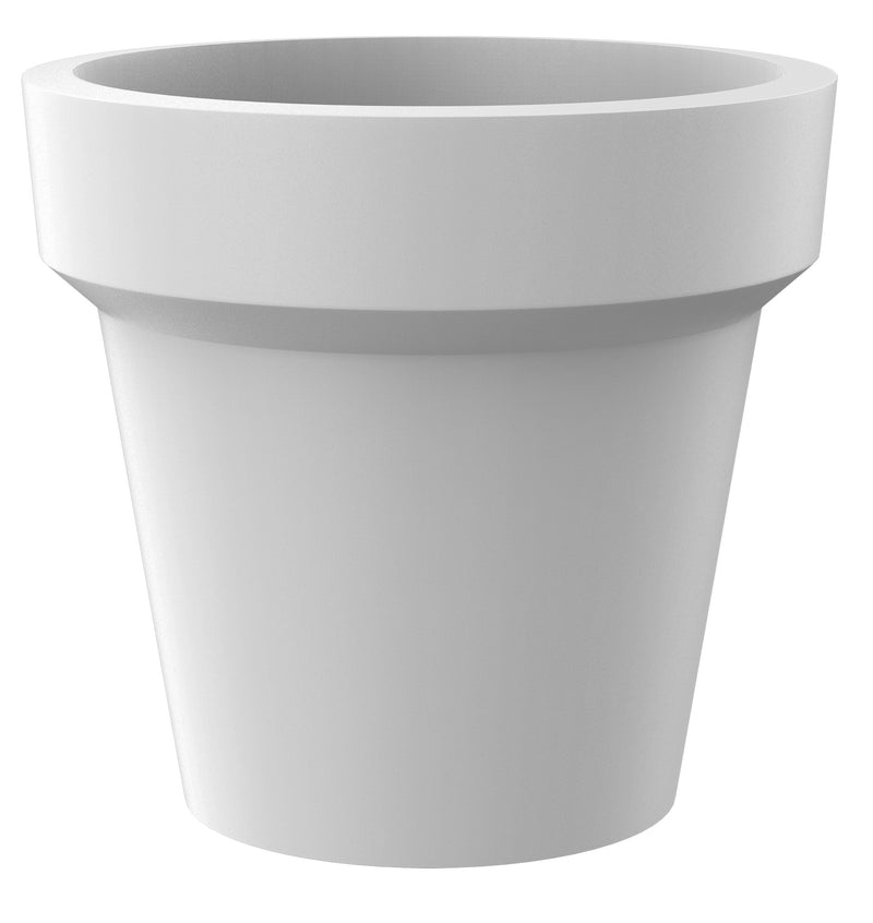 Vaso Ø160x148 cm in Resina Arkema POT XL Bianco-1