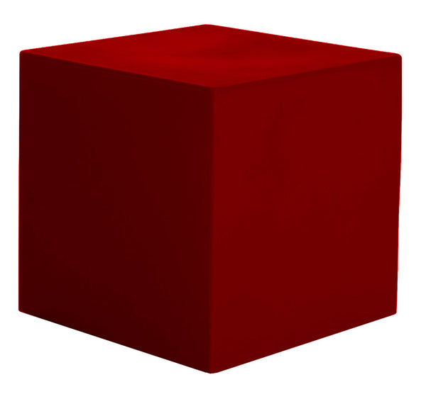 Pouf de jardin 50x50 cm en résine Arkema Pouf Iris Rubis acquista