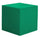 Pouf de jardin 50x50 cm en résine Arkema Pouf Iris Vert Foncé