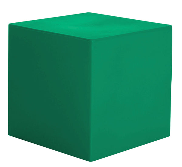 sconto Pouf de jardin 50x50 cm en résine Arkema Pouf Iris Vert Foncé