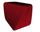 Pouf da Giardino 45x45 cm in Resina Arkema Twisty Pouf Ruby