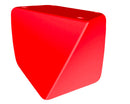 Pouf da Giardino 45x45 cm in Resina Arkema Twisty Pouf Cherry-1