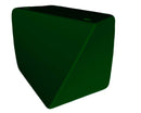 Pouf da Giardino 45x45 cm in Resina Arkema Twisty Pouf Verde Scuro-1