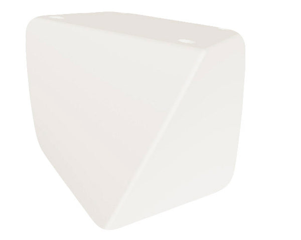 prezzo Pouf da Giardino 45x45 cm in Resina Arkema Twisty Pouf Bianco