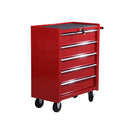 Carrello da Lavoro Cassettiera Porta Utensili Rosso 67.5x33x77 cm -6