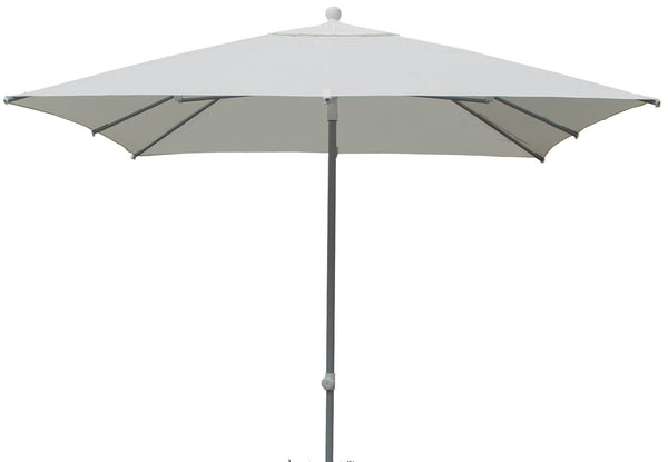 Parasol de jardin 2,5x2,5 m Mât Ø38 mm en Aluminium Kraus Quattro Blanc online