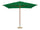 Parasol de jardin 3x2 m Mât Ø48 mm en Polyéthylène Vert