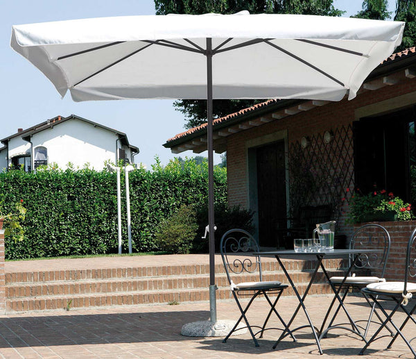 Parasol de Jardin 3x2 m Mât Aluminium Ø38 mm avec Manivelle Vorghini Tige Anthracite et Ecru acquista