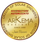 Doccia Solare da Esterno Giardino 20L Miscelatore e Lavapiedi Arkema Happy One Verde Scuro-10