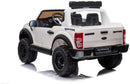 Macchina Elettrica per Bambini 2 posti 12V Ford Ranger Raptor Bianca-3