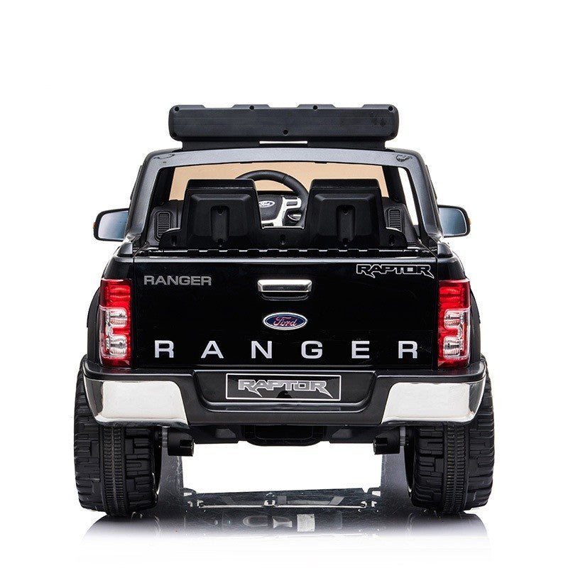 Macchina Elettrica per Bambini 2 posti 12V Ford Ranger Raptor Nera-8