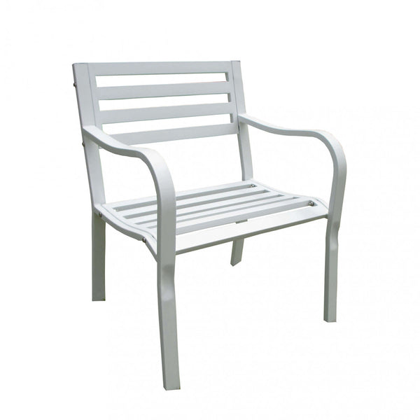 prezzo Chloe Fauteuil 60x56x85 h cm en Acier Blanc