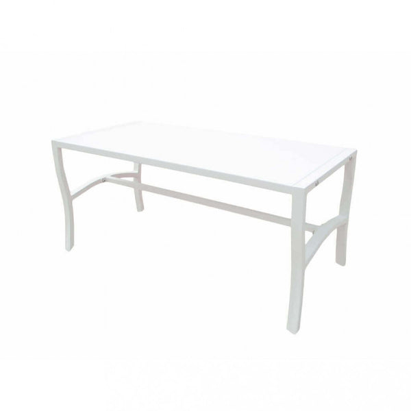 Chloe Table Basse 92x45x45 h cm en Acier Blanc prezzo