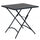 Table Bristol 70x70x72 h cm en Acier Anthracite