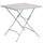 Table Bristol 70x70x72 h cm en acier gris tourterelle clair