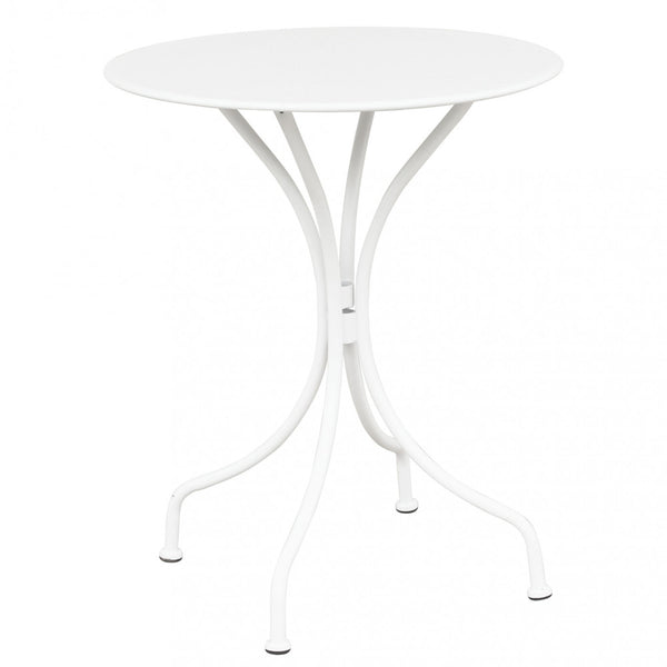 Table Bristol Ø60x71h cm en Acier Blanc sconto