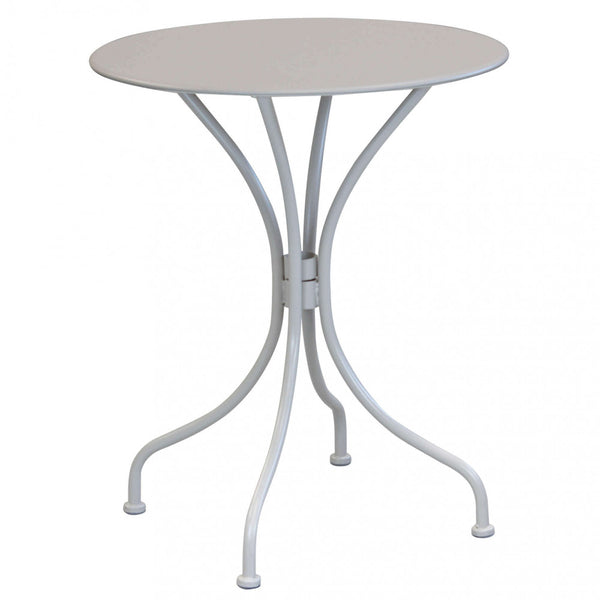 Table Bristol Ø60x71h cm en acier Tortora sconto