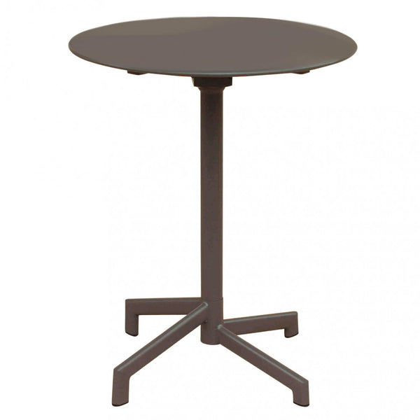 Table Vega Ø60x74 h cm en acier taupe acquista