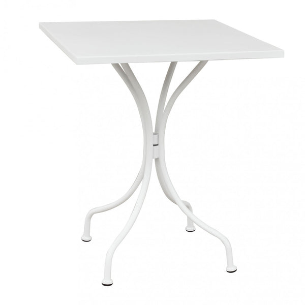 Table Bristol 60x60x72 h cm en Acier Blanc online