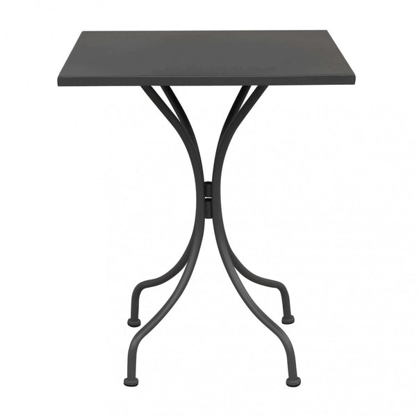 acquista Table Bristol 60x60x72 h cm en acier gris foncé