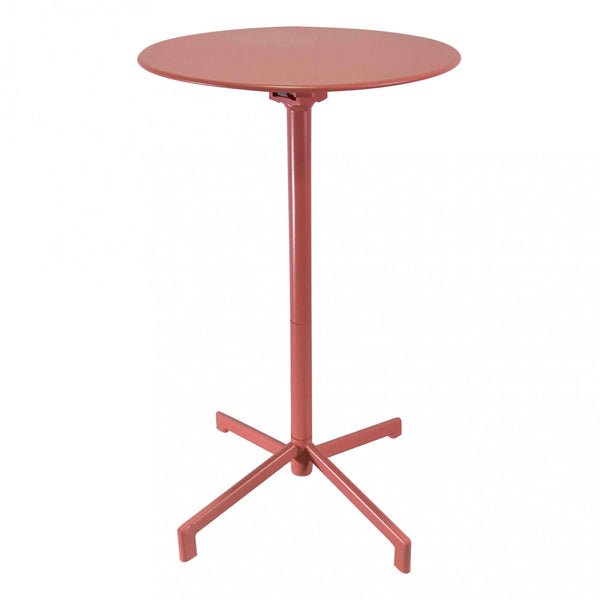 acquista Table Haute Vega Ø60x102 h cm en Acier Rouge